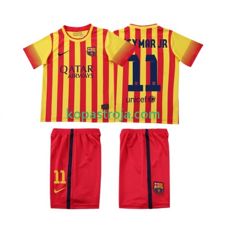 Billiga Fotbollströjor FC Barcelona Neymar JR 11 2013 2014 Retro Barn Borta tröja Kortärmad
